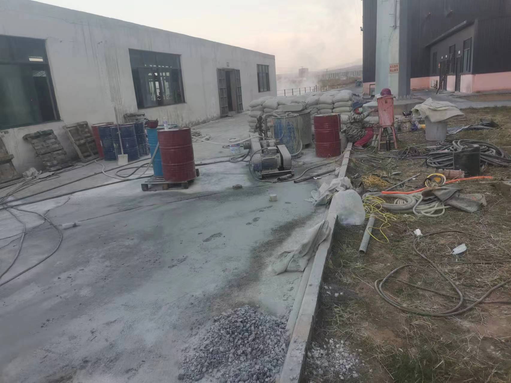 铁西厂房地基沉降注浆