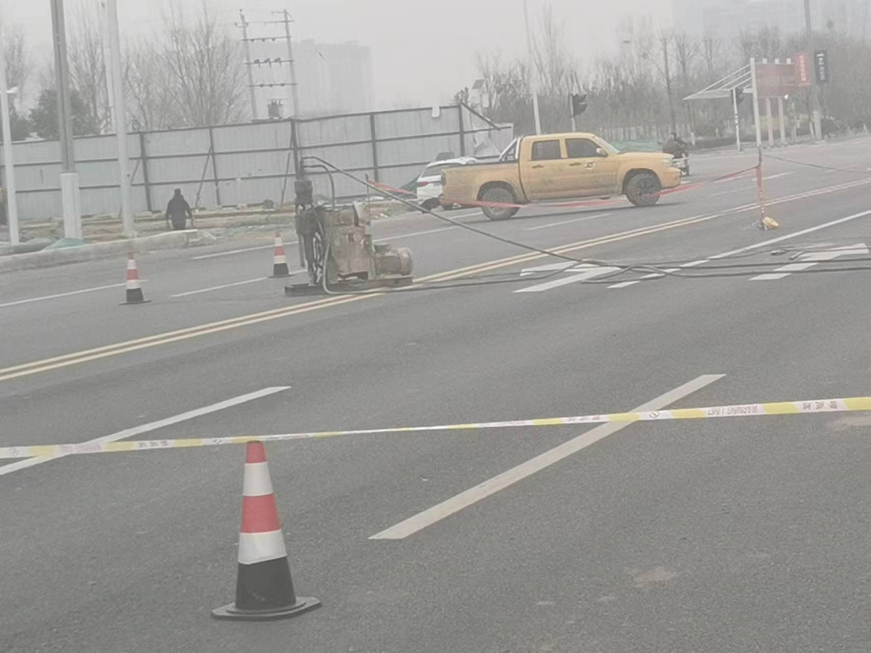 铁西公路路基沉陷注浆